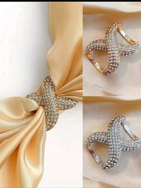 🆕️✨️ SCARF RING TIE ACCESSORY - SET OF TWO✨️